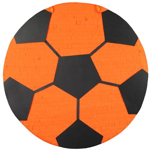 MagicPinatas Pinata Fußball - Fussball Pinata für Jungen zum Geburtstag – Befüllbare Piñata mit Süßigkeiten & Spielzeug – Geschenkfertig in Zellophan verpackt – Partydeko für Kinder & Erwachsene