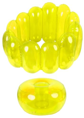Dtaigou Blow-up-Stuhl, transparenter aufblasbarer Stuhl | Blow-up-Couch-Außenstuhl - Blow Sofa-Sitz, aufblasbarer Lounge-Sessel, aufblasbare Möbel, Filmstühle für Wohnheim, Hof, Partys und