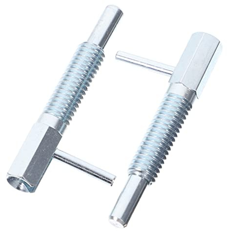 SOPOTUTU 2pcs Stainless Steel Spring Loaded Self Lock Indexing Plungers High Hardness Retractable Pins with Seawater Resistance for Industrial and Mechanical Use