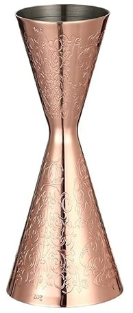 Shaker per Cocktail Acciaio Inox, Jigger Doppio Cocktail Bar Misurini Tools 30/60ml, 30/45ml(CopperSpirit)