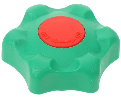 Homoyoyo Wasserhahn Ventilgriff mit Drehbarem Handrad aus Grünem Abs Kunststoff für Absperrventil an Rohrleitungen mit Klassischem Design