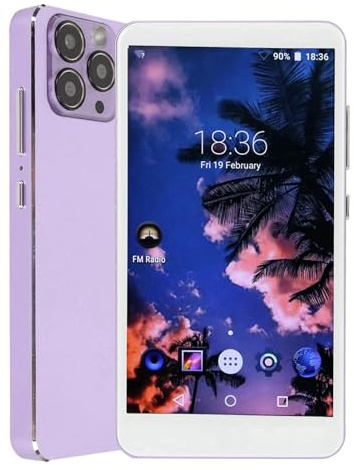 aqxreight Lettore MP4 con Audio HiFi Lettore MP4 Portatile Completo da 5,0 Pollici con Auricolari Reattivi e It Fu MP4Lettore Musicale MP4Lettore CompletoLettore HiFiLettore BluetoothMP4 (Viola)