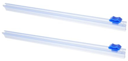 HOOWIFFY Coupe-film Alimentaire en Plastique 2pcs Lames de Coupe Résistantes, Facile à Utiliser, Design Concis Cuisine Personnelle et Familiale