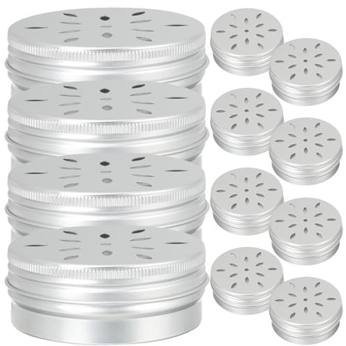 TOPBATHY Étui à Arômes en Aluminium 12 Pièces pour Dressage Olfactif de Chien 60ml, Améliore Capacités Naturelles de Reniflement Lors de L'entraînement