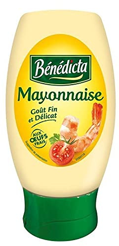Bénédicta Mayonnaise Goût Fin et Délicat aux Oeufs Frais 235g (lot de 6)