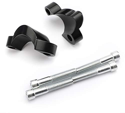 Artudatech Motorradlenker-Verlängerungen, Motorradlenker-Erhöhung, Befestigungsklemmen, Verlängerungen für Harley Sportster XL1200X Forty Eight 48 10-18