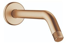hansgrohe 04186143 Duscharm mit verlängerter Länge, 22,9 cm, modern, aufeinander abgestimmter Duscharm, gebürstete Bronze, für Wandmontage, Duschkopf