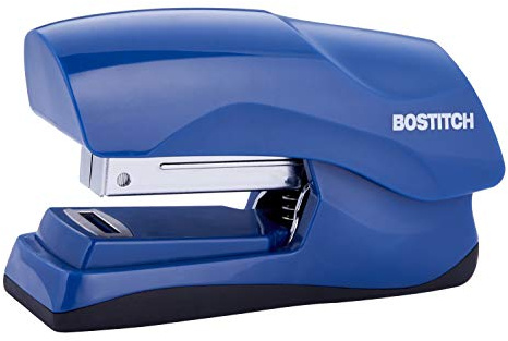 Bostitch Office Heavy Duty Stapler, 40 Sheet Capacity, No Jam, Half Strip, Fits into the Palm of Your Hand, For Classroom, Office or Desk, Navy Blue