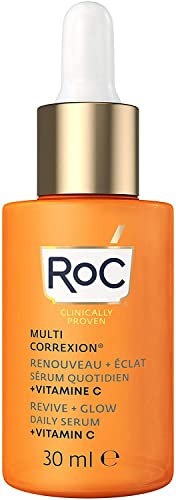 RoC Multi Correxion Revive + Glow Daily Serum | With 10% Vitamin C, Skincare for Face & Neck | 30 ml