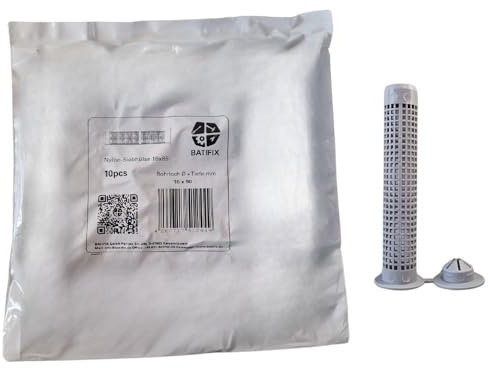 BATIFIX Siebhülse 16 x 130 für Verbundmörtel Kunststoff M10 - M12 Ankerhülse zum Füllen mit Injektionsmörtel Hülsen Ankerhülsen Einspritzsieb (10 Siebhülsen 16 x 130)