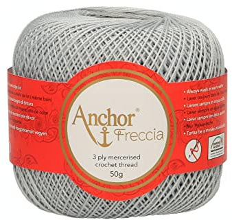 Anchor Freccia 4771012-00642 Farbe: 642, Stärke: 12, Aufmachung: 50g, Lauflänge: 285m, Häkelgarne