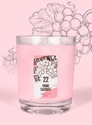 Bougie parfumée VIGNE SAUVAGE (Raisin, Groseille) 150gr