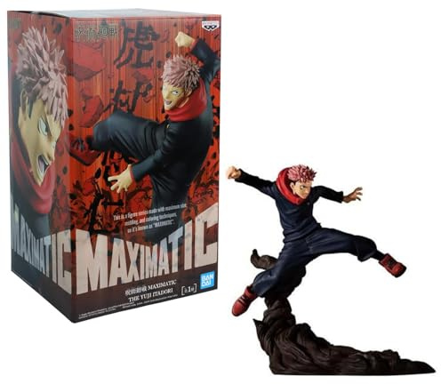 BANDAI - Banpresto - Jujutsu Kaisen - Yuji Itadori - Figurine de Collection Combination Battle - Figurine Itadori Collector 8cm - Licence Officielle Jujutsu Kaisen - Idée Cadeau Manga - BP19049P