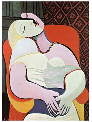 Abstrakte Frau Berühmte Kunst Der Traum Leinwand Gemälde Picasso Kunstwerk An Der Wand Kunst Poster Und Drucke Bild Zimmer Wohnkultur 50X70Cm Kein Rahmen