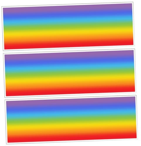 Veemoon 3stücke Regenbogen Wandtattoos Selbstklebend Für Kinderzimmer Dekorative Wandsticker Zur Raumgestaltung Für Jungen Und Mädchen Langlebig Und Farbenfroh