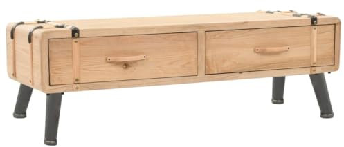 RAUGAJ Entertainment-Center & TV-Stände, TV-Schrank aus massivem Tannenholz, 120 x 33 x 35 cm