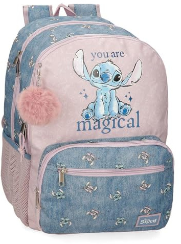 Joumma Disney Stitch You Are Magical Blå Skolryggsäck 32 x 44 x 17 cm Polyester 23,94 L, Blå, skolryggsäck
