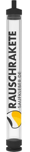Saufkleber RauschRakete® Trichter-Alternative 0,7 L – Lebensmittelechte Bierspritze & Bierbong, Trinkspiel – Wiederverwendbares Party-Gadget für Festival, JGA & Feiern