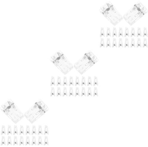 Lurrose 150stücke Transparente Id Badge Clips Leichtes Material Installieren Für Veranstaltungen Büro Und Schule
