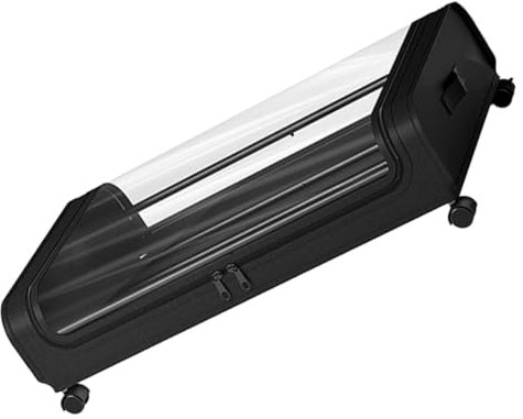 Warmhm Bett-aufbewahrungskorb Platzsparender Organizer Aufbewahrungskoffer Schwarzer Deckel Rollen Multifunktionale Aufbewahrungsbox