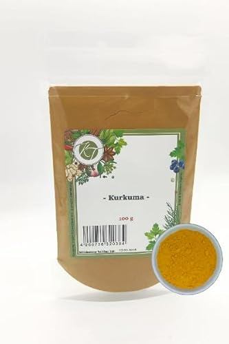K T 100 g Kurkuma Pulver Curcuma Kurkumin Gelbwurz gemahlen - 1A Qualität