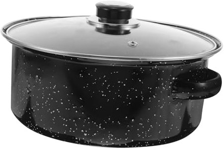 Generisch Gerösteter Süßkartoffeltopf Mikrowellengrill Appam-Hersteller Speckkocher für Mikrowelle japanische Pfanne Grillpfanne zum Kochen im Innenbereich Grilltisch Glas Black