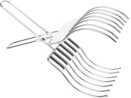 ABOOFAN Pinza Affettatrice Acciaio Inossidabile per Pane e Utensile da Cucina per Slicing di Verdure e Frutta per BBQ e Servizio Facile da Pulire e Sicura Usare