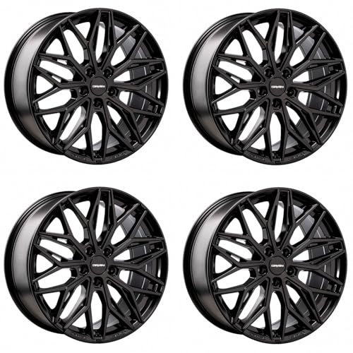 4x Carmani Felgen 26 Max 7.5x19 ET51 5x112 black kompatibel mit VW Golf Plus Golf V Golf V Variant/Jetta Golf VI Golf VII