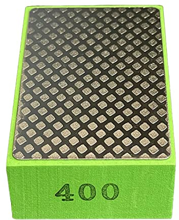 CQIKRWGWS Almohadilla de Pulido Manual portátil de 90 x 55 mm (3,54 x 2,17 Pulgadas), Almohadillas abrasivas para Vidrio, Azulejos, Madera y Metal (Verde)