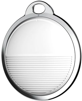 Mini étiquette de Suivi for système Uniquement, Dispositif Anti-Perte for clés, Portefeuille, Traceur GPS for Animaux Compagnie for Enfants, localisation en Temps réel(White)