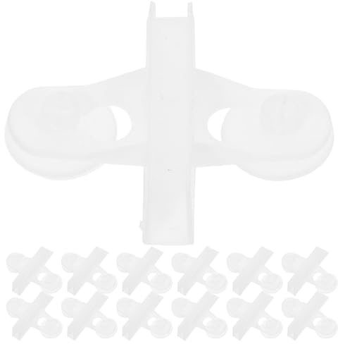 FONDOTIN 20pcs Aquarium Divider Suction Cup Clips Fish Tank Glass Fixing Brackets for Secure Breeding and Isolation Reusable Holder for Multiple Glass Thicknesses