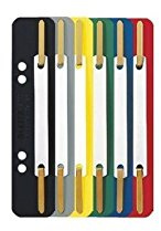 LEITZ Heftstreifen, 35 x 158 mm, Colorspankarton, gr¸n VE = 1