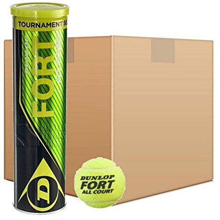 Pack of 18 Tubes of 4x Dunlop Fort All Court Tournament Tennis Balls