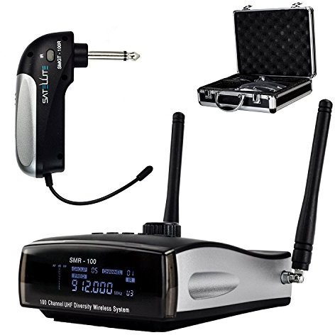 Nady Satellite-SMGT-100R 100-Channel True Diversity Wireless Instrument System for Electric Guitar (Surface Mounted Jack)