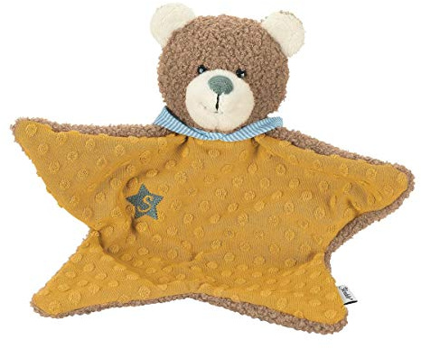 Sterntaler 3212002 Schmusetuch Bär Ben, Für Babys ab dem 1 Monat, Größe M, 30 x 31 cm