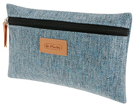 Herlitz 50039135 Faulenzer flach, GREENline RPET, blau, 1 Stück