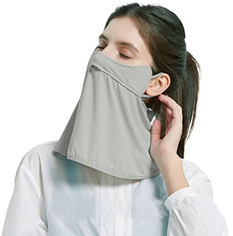 Halstuch Sommer Unisex Gesichtsmaske UV Schutz Sommer Kopftuch Atmungsaktiv Schnelltrocknend Nackenschutz Faltbar Bandana Sonnenschutz Sturmhaube Elastisch Staubtuch Strand Reise Angeln
