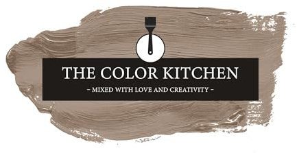 Livingwalls THE COLOR KITCHEN universelle Wandfarbe - Malerfarbe für Wohnräume und Arbeitszimmer - matte Innenfarbe in Braun - 5l Deckfarbe in TCK6012