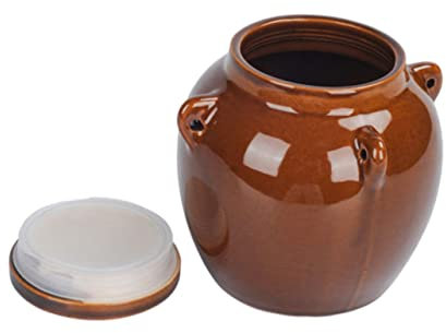 Yardwe 1pezzi Barattolo in Per Sottaceti Contenitore Coperchio Per Conservazione Alimentare Utilizzabile in Cucina Design e Trasportabile