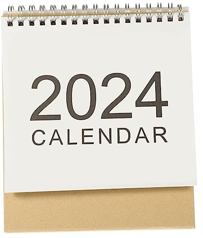 OHPHCALL Tischkalender Stehkalender Mini Kalender Kleiner Kalender Dekorativer Minikalender Kalenderdekor Für Zuhause Mit Notizfeldern Zusammenklappbar