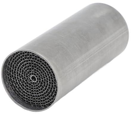 Aramox Catalizzatore Universale per Moto, Silenziatore di Scarico Centrale Anteriore, Tubo di Collegamento Catalitico Aramox