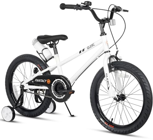 Glerc Fantacy 12 14 16 18 20 Zoll Kinderfahrrad für 2-14 Jahre alt mit Scheinwerfer & Kickstand für Geburtstagsgeschenk, mehrere Farben