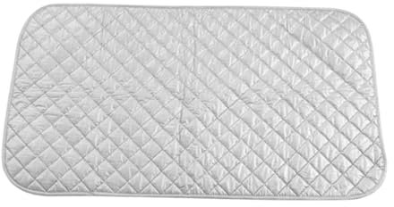 Baoblaze Bügeldecke Bügelbrettbezug Grauer Bügelbrett-Ersatzbezug Dicke Bügelmatte für Tisch-Nähzimmer, 85cmx48cm