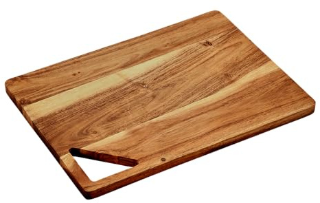 KESPER | Planche à découper, matériau: bois d'acacia, dimensions: 35,5 x 25,5 x 1,5 cm, couleur: marron | 29141