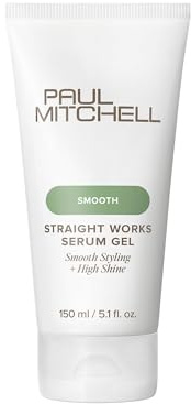 Paul Mitchell Straight Works Hair Gel, Smoothing Styler, Add Shine, For Frizzy Hair, 5.1 fl. oz