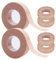 6 Rollos Cinta de Microporos Flexible,Cintas de Piel Flexible,Esparadrapo no tejido Micropore,Cinta para Nariz,Resistente al Agua,Transpirable,1.25cm x9.14m (Color de Piel)
