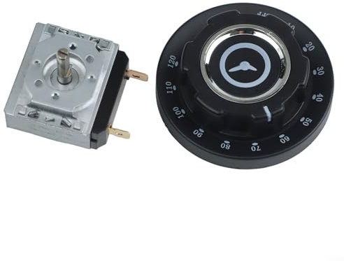 Interruttore timer per forno a microonde con impostazioni regolabili 30 120 minuti, meccanico AC250V 16A, compatibile con vari elettrodomestici da cucina (120 minuti)