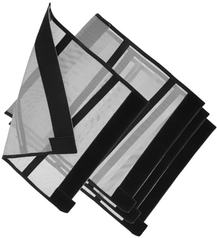 JOINPAYA Lot de 4 Guêtres Anti-mouches pour Chevaux Respirantes en Maille, Protection Jambes Moyenne Taille, Usage Écuries et Compétition, Soins Cheval
