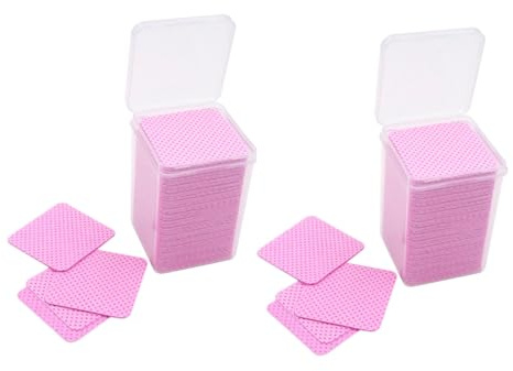 POPETPOP 400pièces Lingettes Nettoyantes Pour Ongles Lingettes Jetables Pour Manucure Nettoyantes Pour Colle