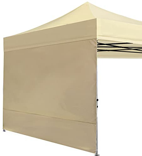 ABCCANOPY Seitenwand/Seitenteile für 3x3m pavillon,3x6m pavillon,partyzelt,festzelt|Wasserabweisend|ohne Fenster,beige